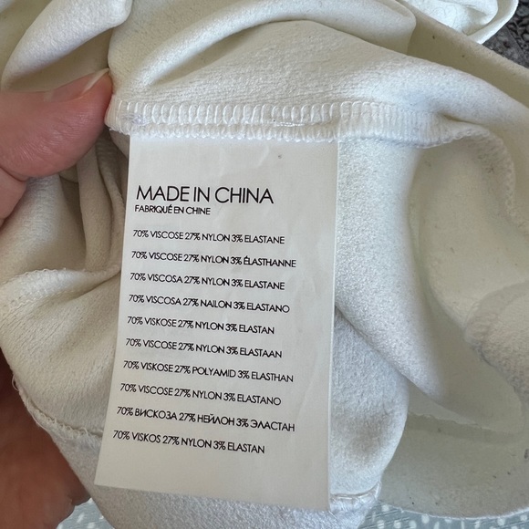 Club Monaco white tank top - Picture 3 of 3